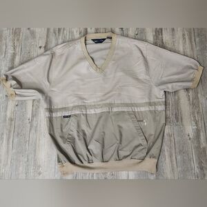 Vintage Pierre Cardin Men’s Vneck Pullover Banded Waist Color Block Tennis Large